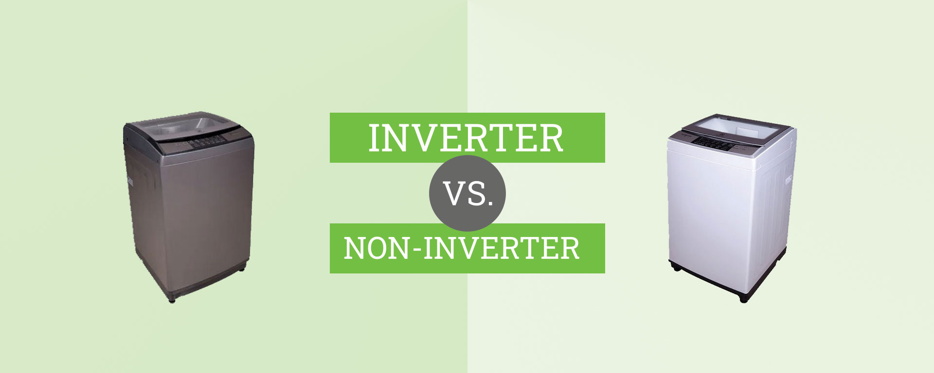 inverter vs. non-inverter washing machine