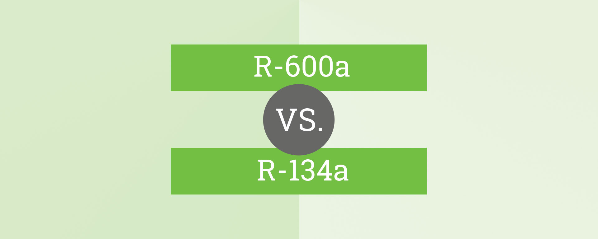 R-600a vs. R-134a